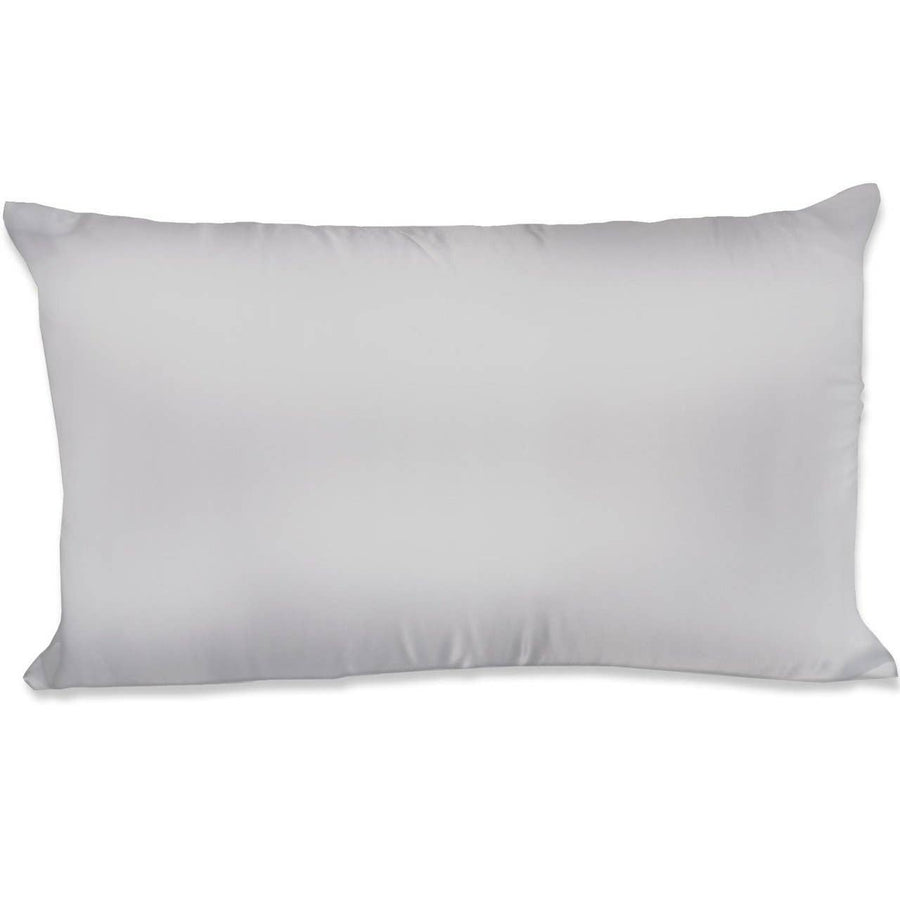 100% Satin King Size Pillowcase - Silver